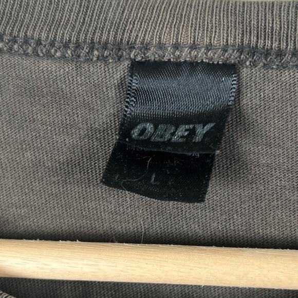 2000's OBEY Graphic Tee Shirt Men's Size L - Picture 3 of 7